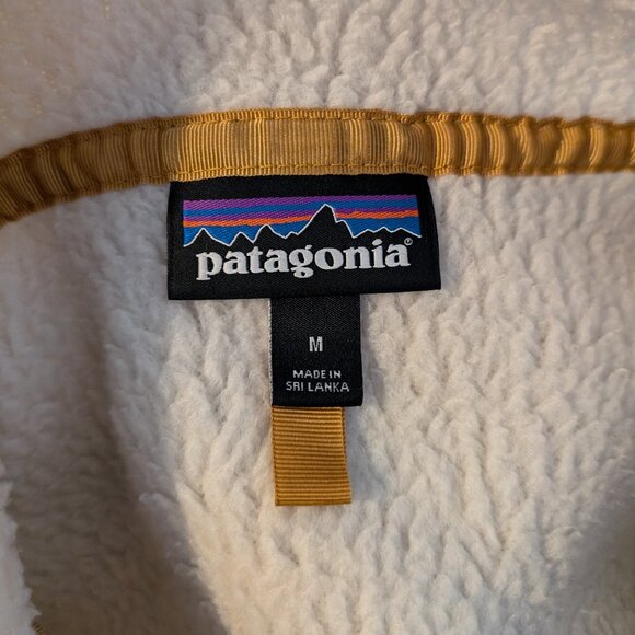 Patagonia Retro Pile Fleece Marsupial Half Zip, Medium - Picture 6 of 6